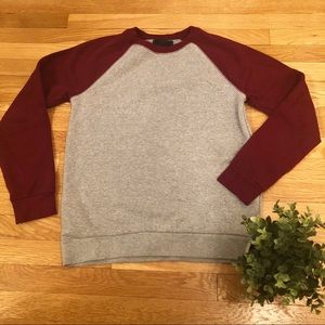 Soft Maroon/Grey Sweatshirt
